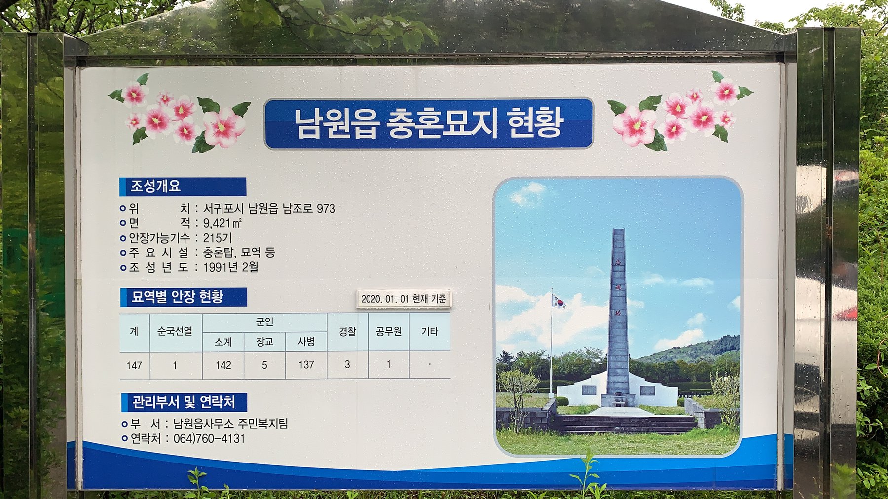 남원읍 충혼묘지 현황 (2021년 5월 11일 촬영)