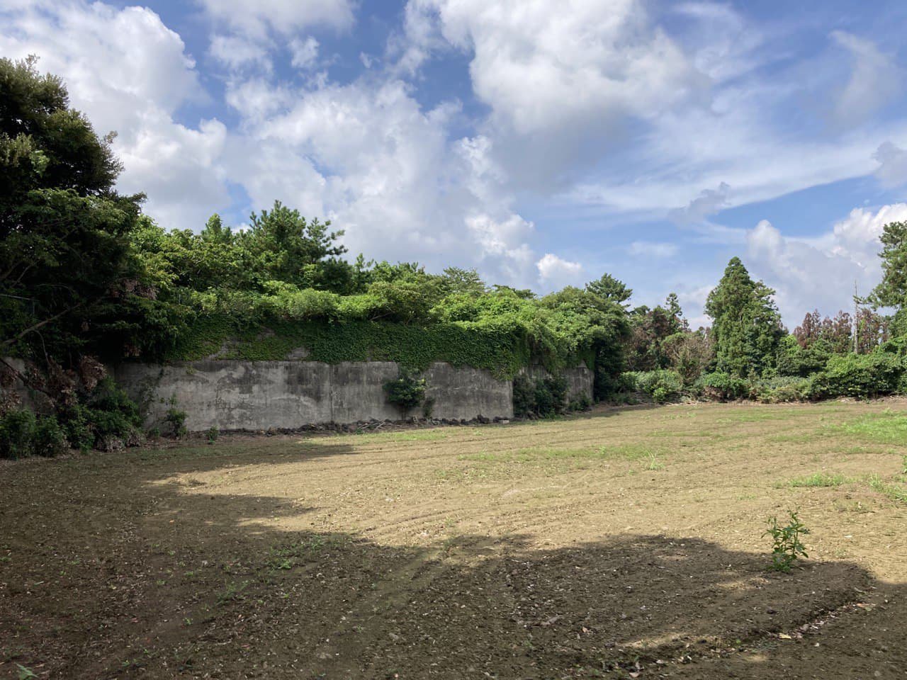 4·3 당시 학살터였던 버들못 근처 밭. 현재는 개인 소유의 농지로 안내판이 세워져 있지 않음.